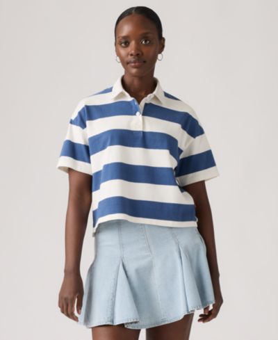 Женская поло-рубашка Levi's Short-Sleeve Striped