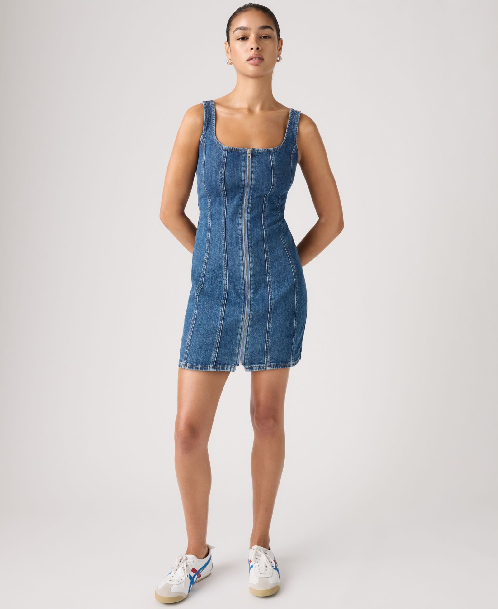 Levi's Women's платье Slim Fit Square Neck из хлопка