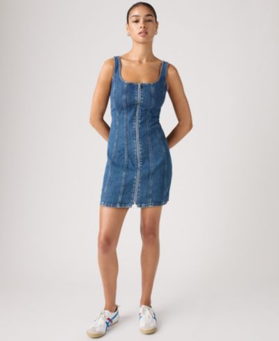 Levi's Women's платье Slim Fit Square Neck из хлопка