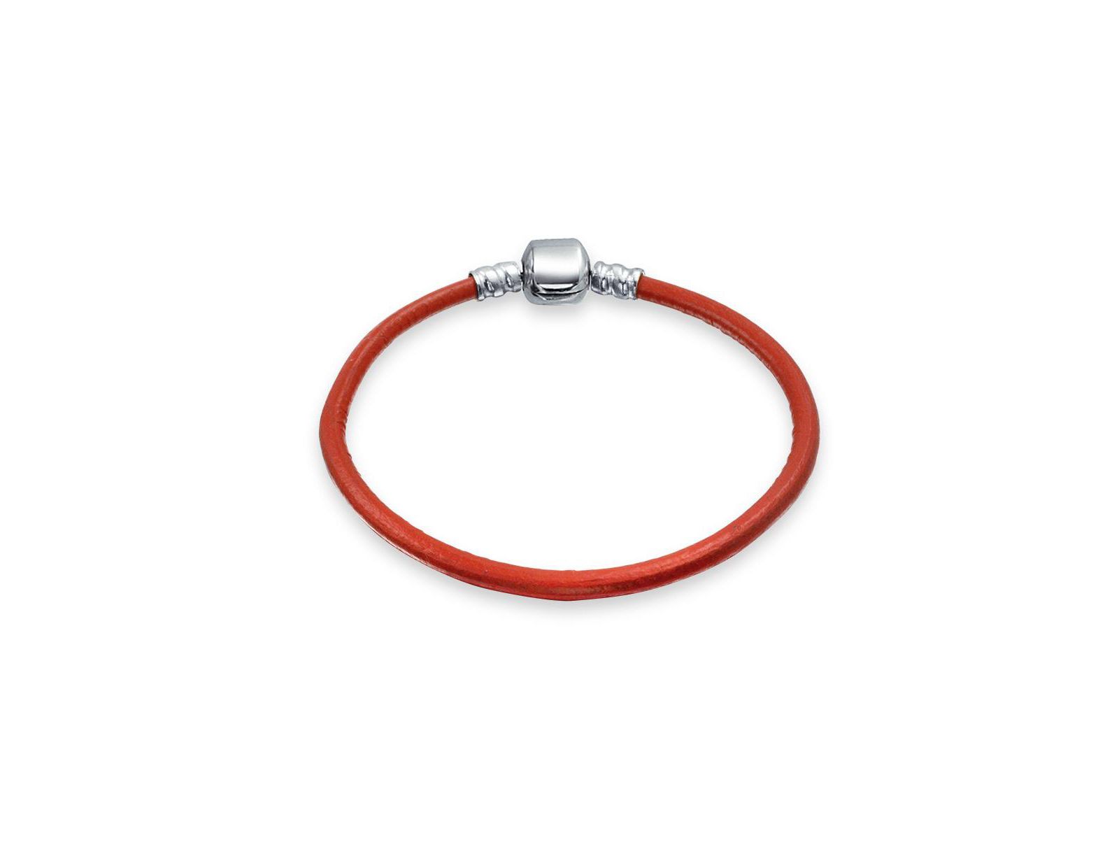 Bling Jewelry Leather Charm Bracelet