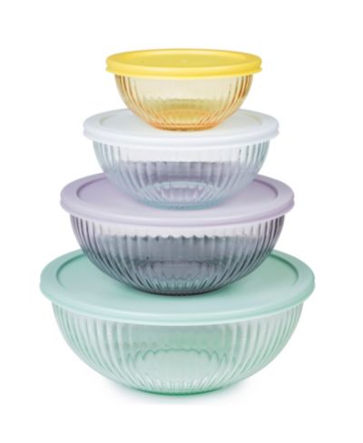 Sedona Kitchen 8-Pc. Glass Mixing Bowl Set