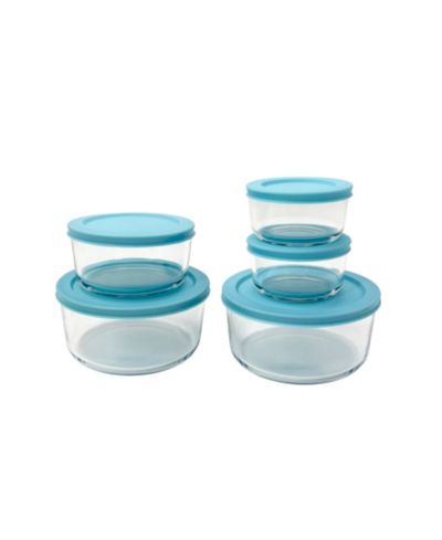 Набор стеклянных контейнеров для хранения еды Sedona Kitchen 10-Pc.