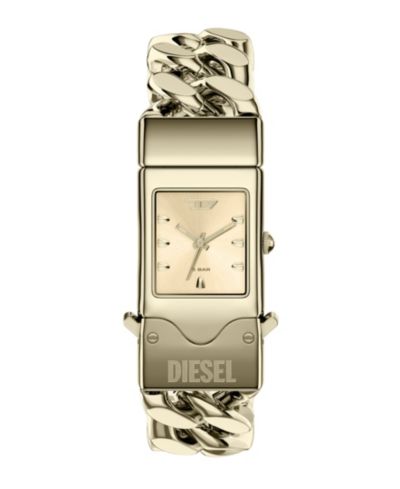 Diesel Men's Closer Quartz Three-Hand Gold Stainless Steel Watch, 22mm