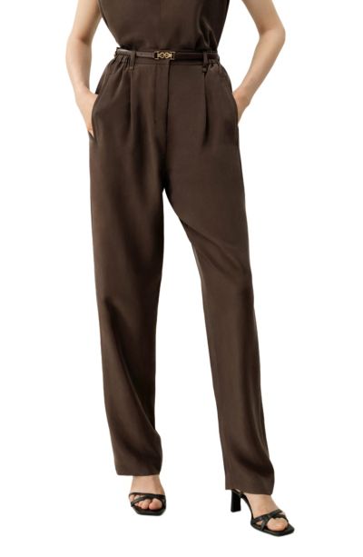 LILYSILK Women's Sand-Washed Silk Habotai Barrel Pant
