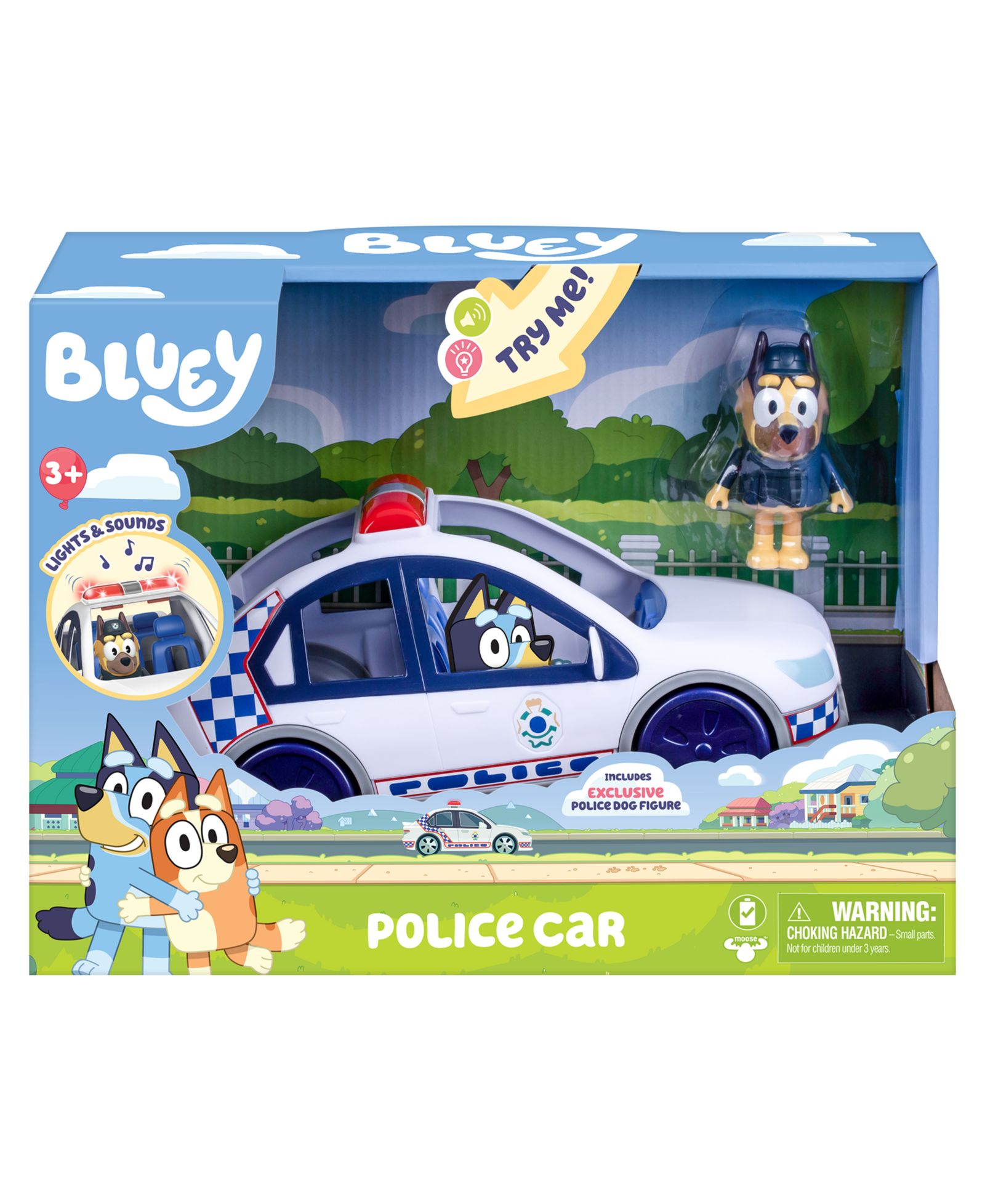 Bluey Police Car with Police Man S14