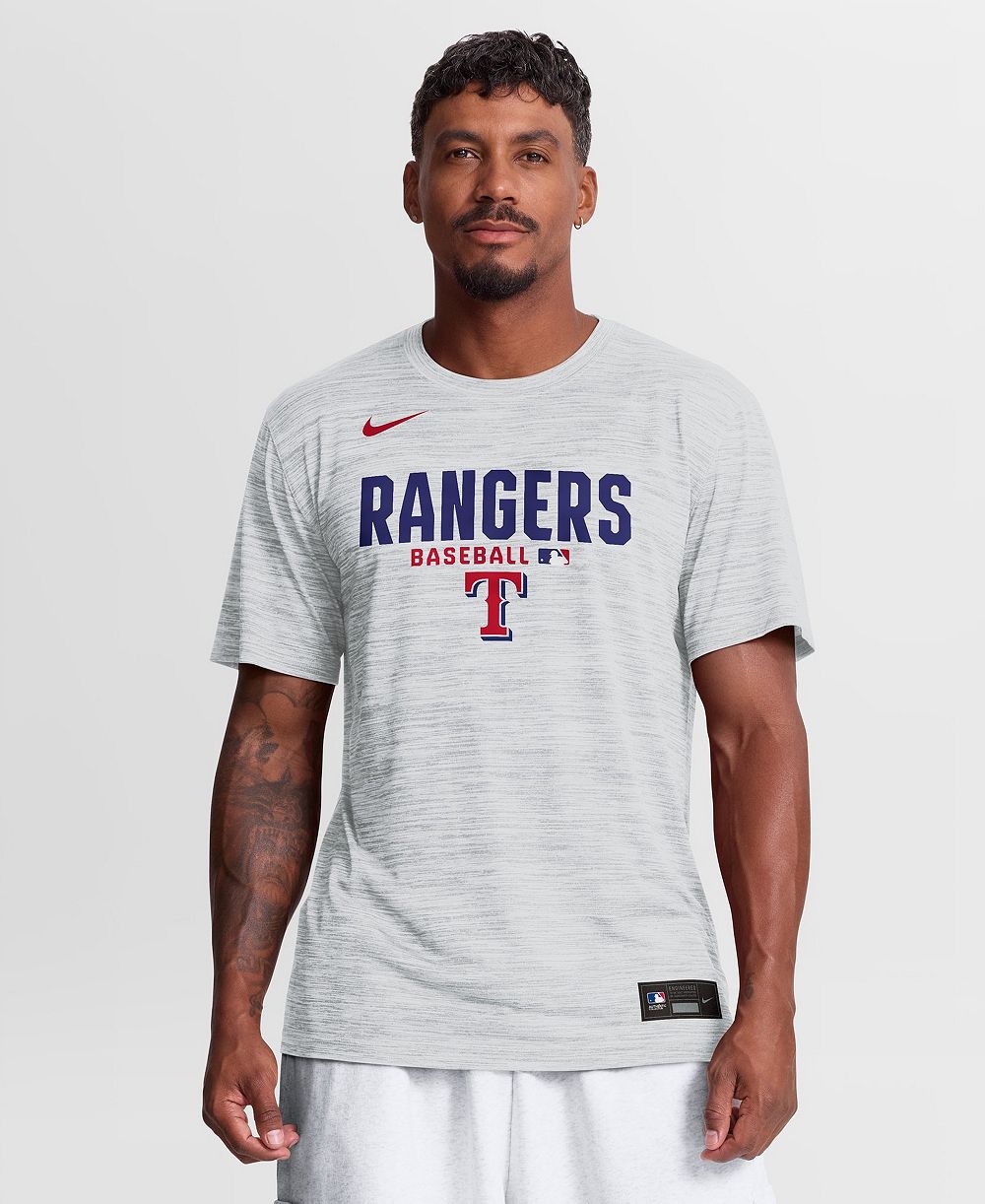 Nike Men's White Texas Rangers Authentic Collection Velocity Dri-FIT T-Shirt