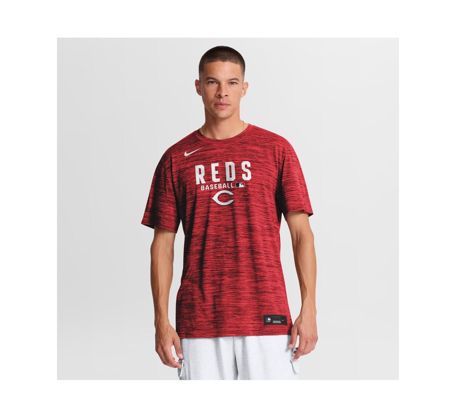Nike Men's Red Cincinnati Reds Authentic Collection Velocity Dri-FIT T-Shirt