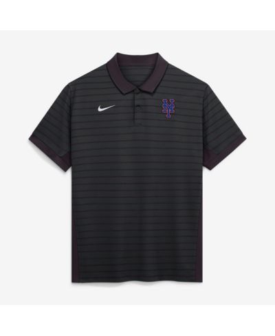 Мужское поло Nike New York Mets Authentic Collection полосатое
