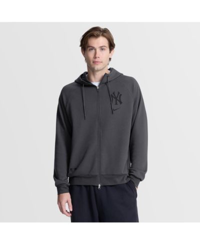 Мужское худи Nike New York Yankees Authentic Collection Player Raglan Dri-FIT Full-Zip, Anthracite