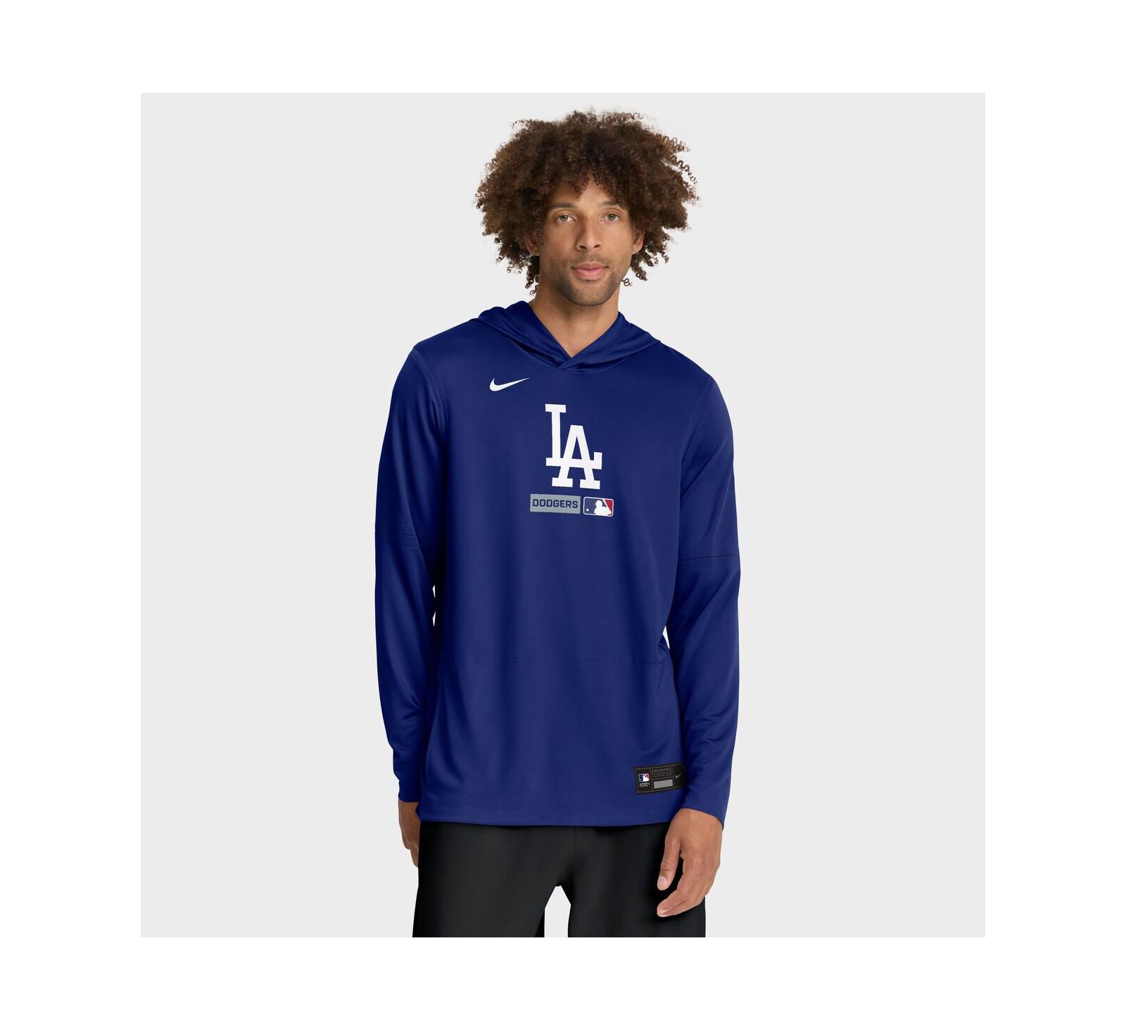 Мужское худи Nike Authentic Collection Dri-FIT Royal Los Angeles Dodgers Long Sleeve