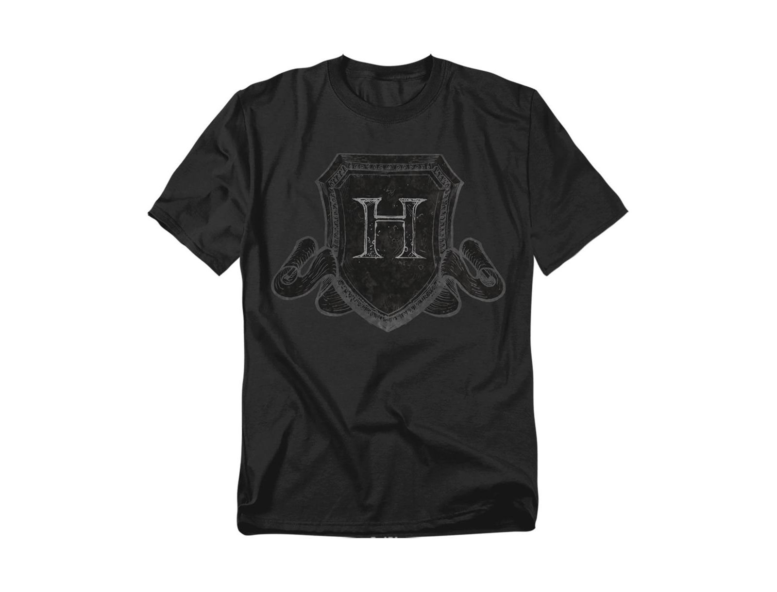 Harry Potter Men's Hogwarts Shield Sketch T Shirt