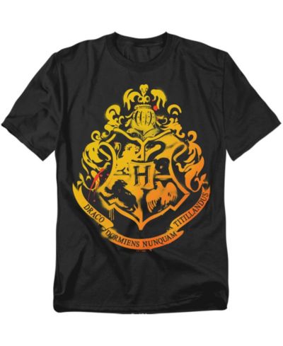 Harry Potter мужская футболка с принтом Hogwarts Stencil