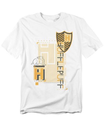 Harry Potter Мужская футболка с гербом Hufflepuff