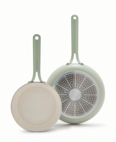 GreenPan Nova Gallery Ceramic Nonstick 2-Piece Frypan Set, Macy's Exclusive