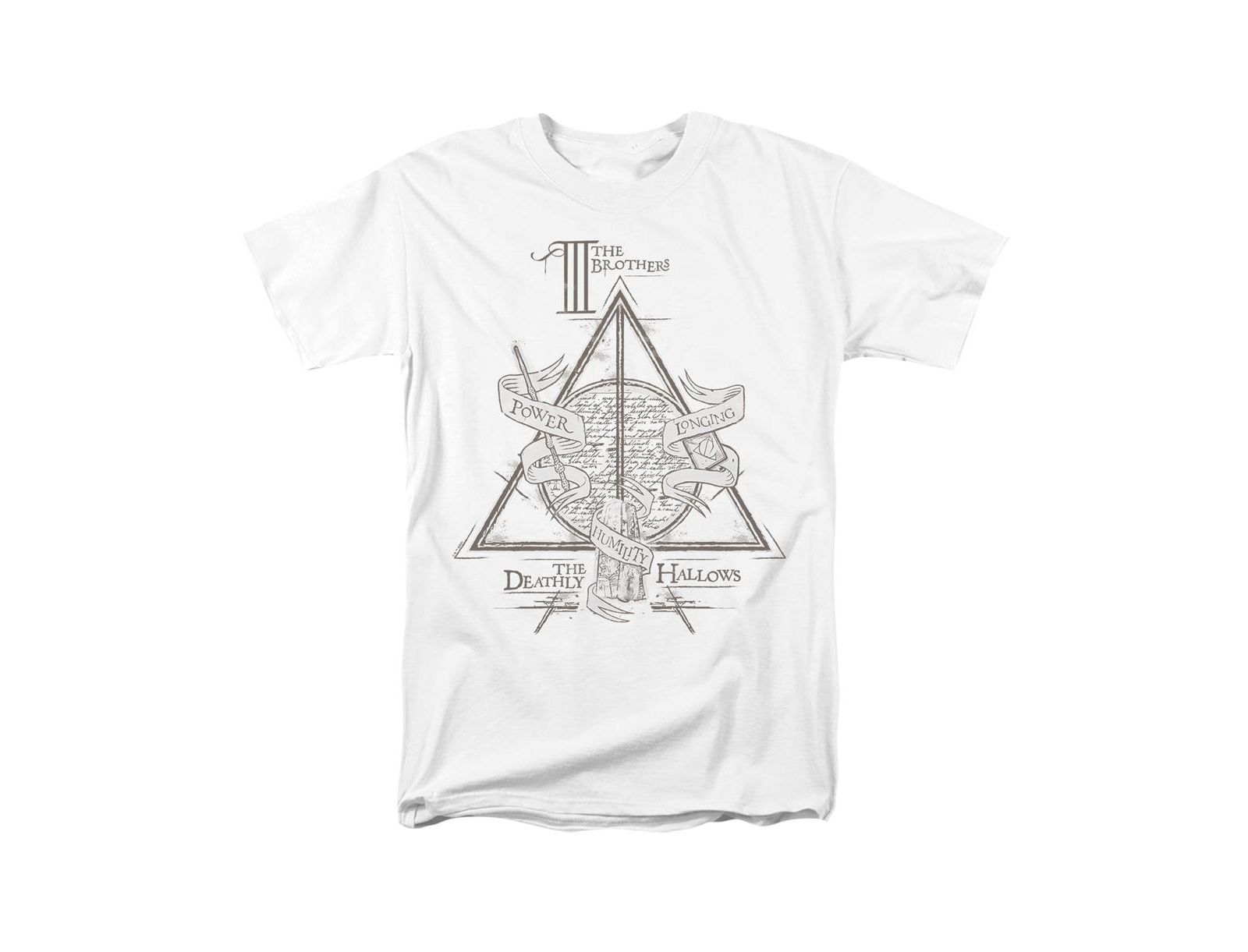 Harry Potter Men's Three Brothers Deathly Hallows T Shirt