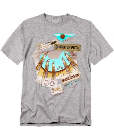 Harry Potter Men's Quidditch Pitch At Hogwarts T Shirt