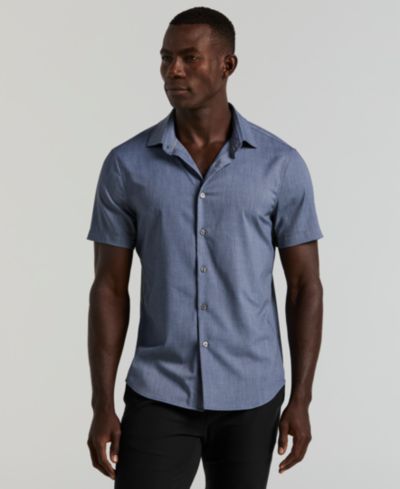 Мужская рубашка Perry Ellis Slim-Fit Short-Sleeve
