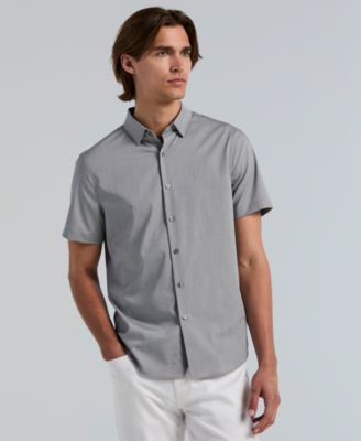 Мужская рубашка Perry Ellis Slim-Fit Short-Sleeve