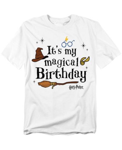 Harry Potter Men's It's My Magical Birthday T Shirt