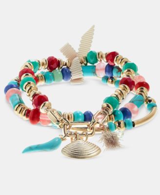 Комплект растягивающихся браслетов lonna & lilly Beaded Charm, 3 шт.