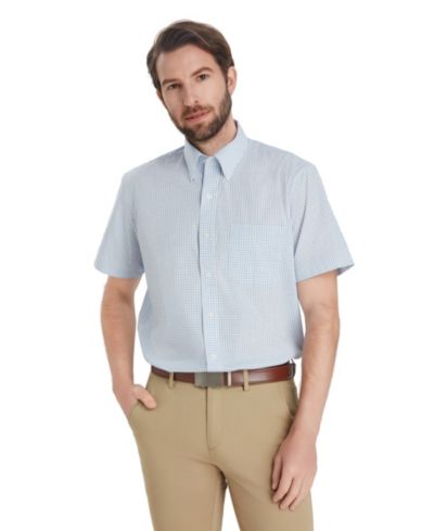 Club Room Men's Plaid Regular Fit Dress Shirt, Macy's Exclusive