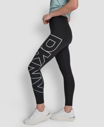 Женские DKNY Sport Ombre Logo High-Waist Tights