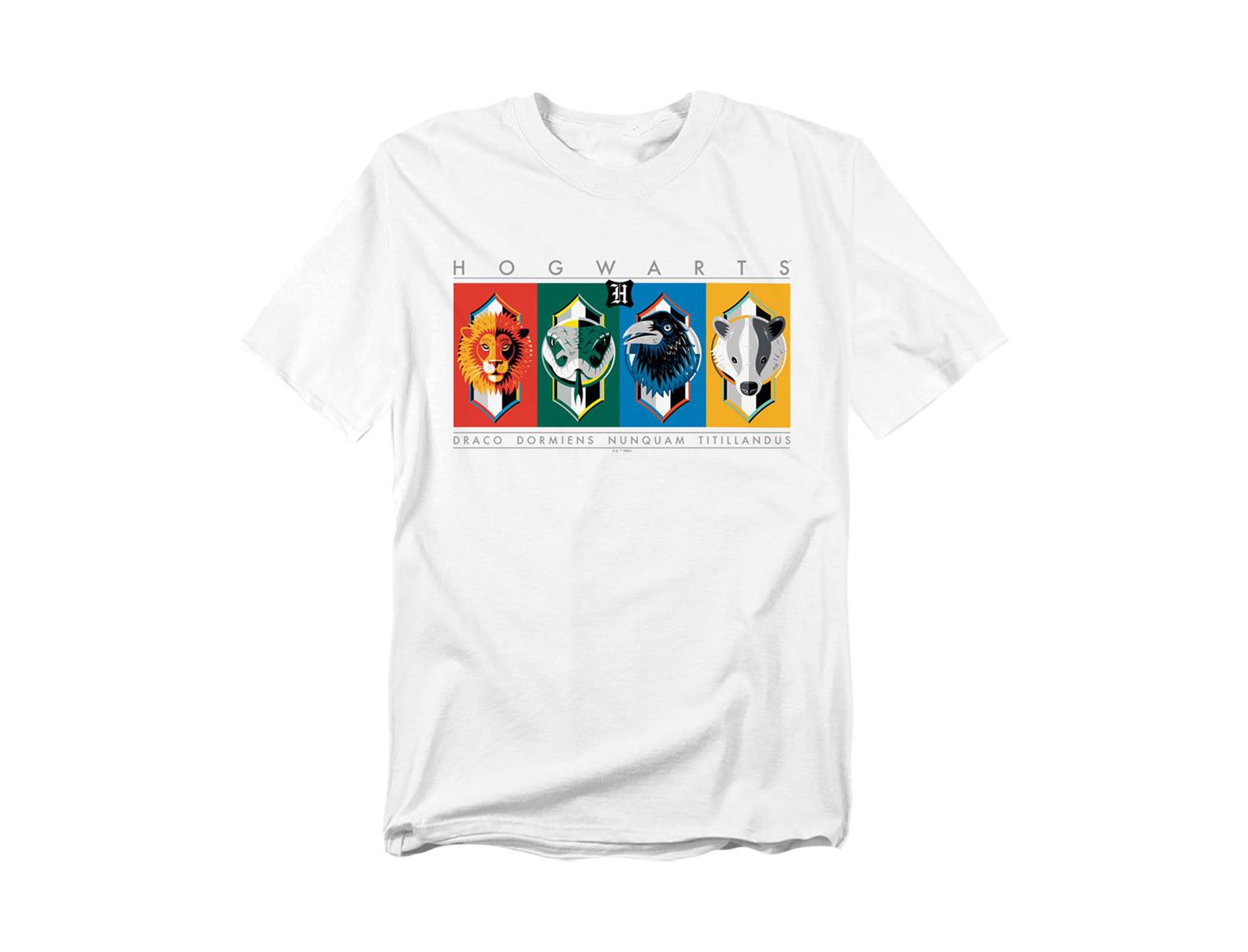 Harry Potter Men's Hogwarts Mascots T Shirt