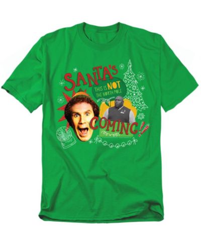 Мужская футболка Elf Santa's Coming