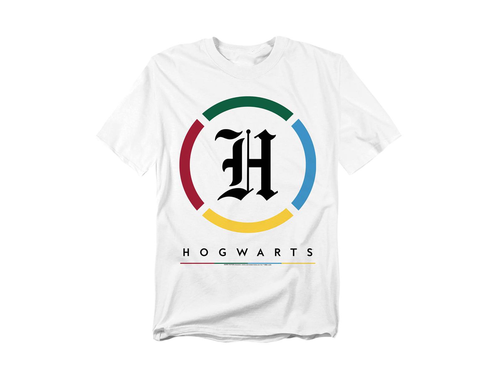 Harry Potter Men's Hogwarts Old English H Logo T Shirt
