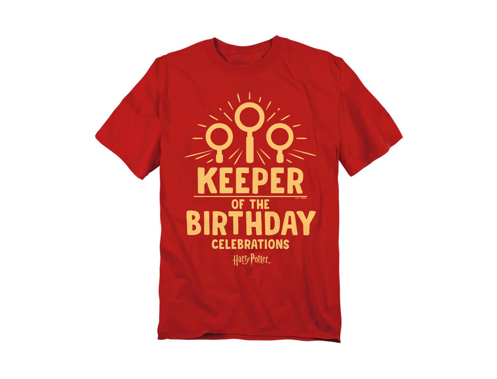 Harry Potter Men's Keeper Birthday Celebrations T Shirt