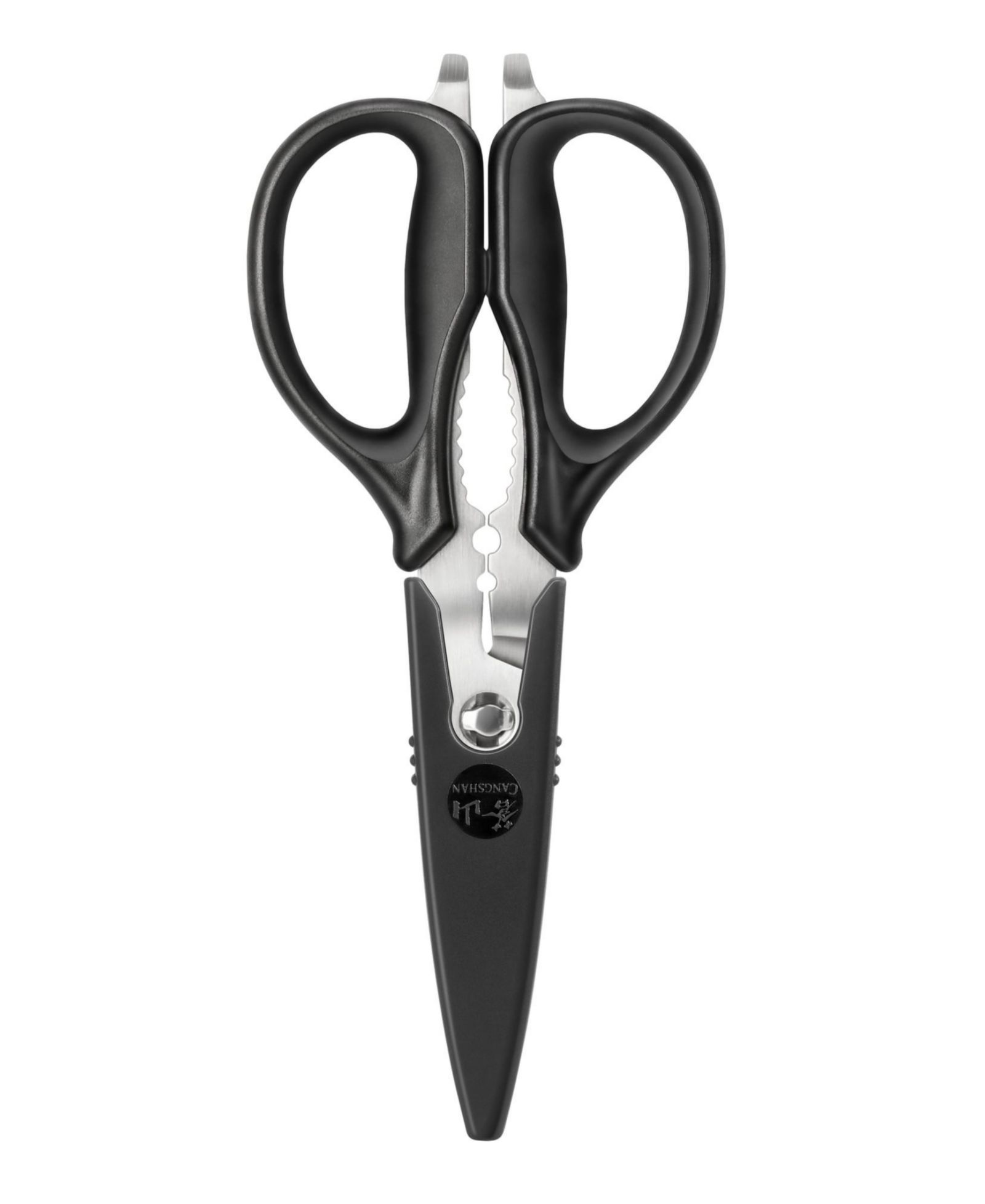 Cangshan Heavy Duty Plastic 9" Come Apart Kitchen Shears with Soft Grip