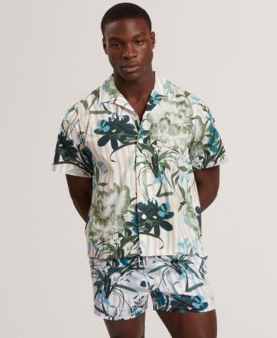 Мужская рубашка Ted Baker с коротким рукавом