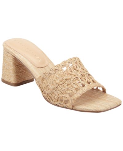 Marc Fisher LTD Женские сандалии на блочном каблуке Follie Woven Slip-On
