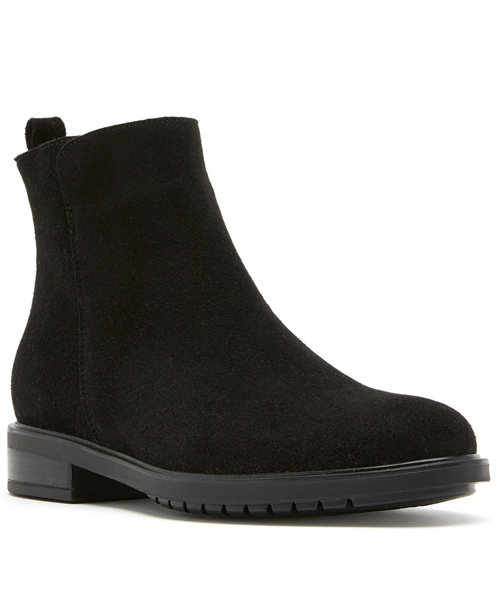 La Canadienne Women's Shade City Dry Zipper Suede Booties