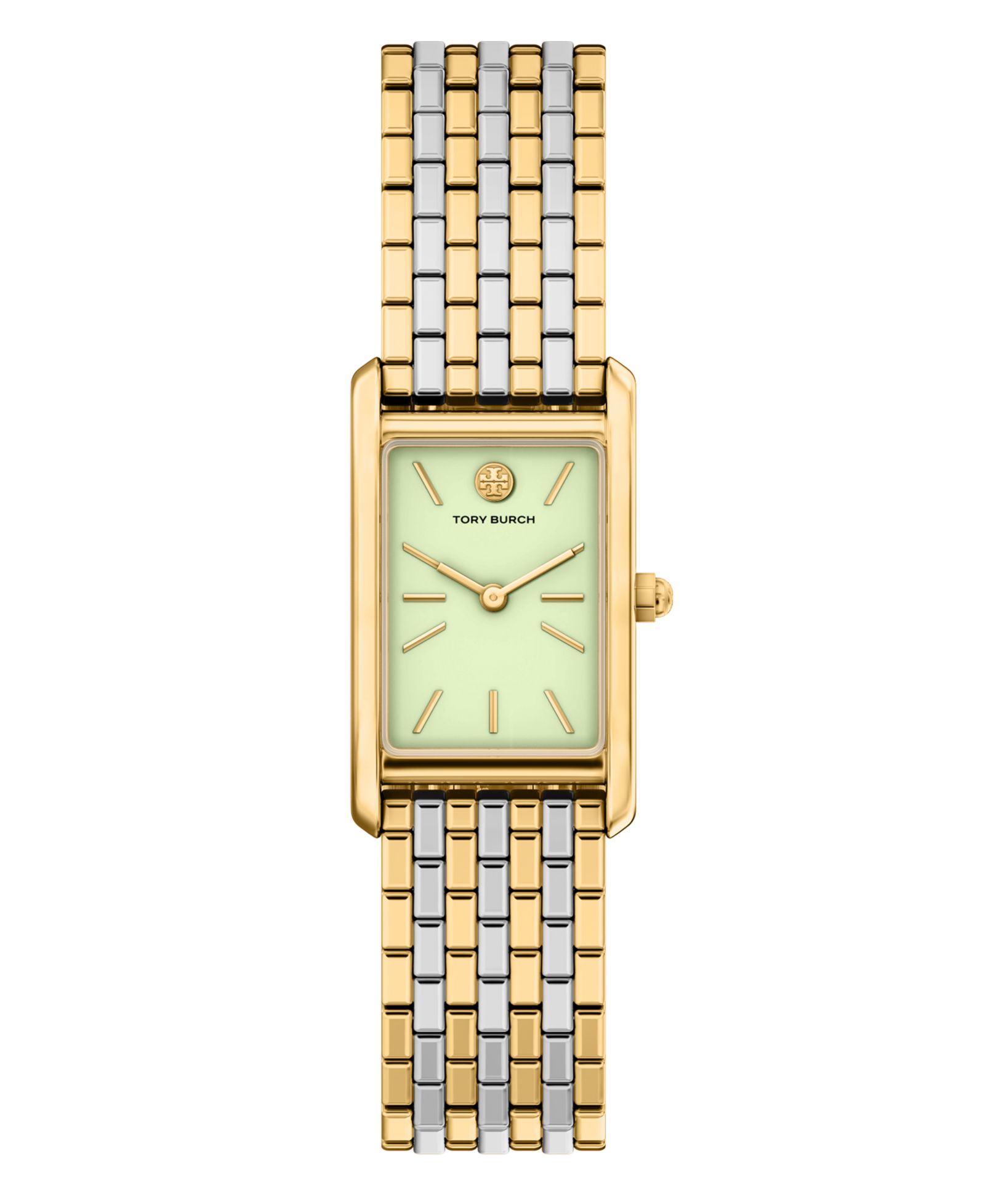 Женские часы Tory Burch The Eleanor Slim Quartz Two-Tone Stainless-Steel 22mm