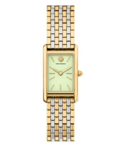 Женские часы Tory Burch The Eleanor Slim Quartz Two-Tone Stainless-Steel 22mm