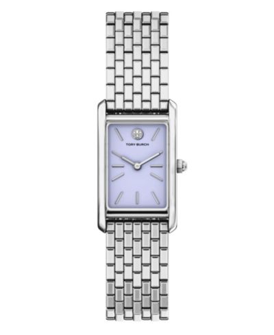 Женские серебряные часы Tory Burch The Eleanor Slim Quartz, 22mm