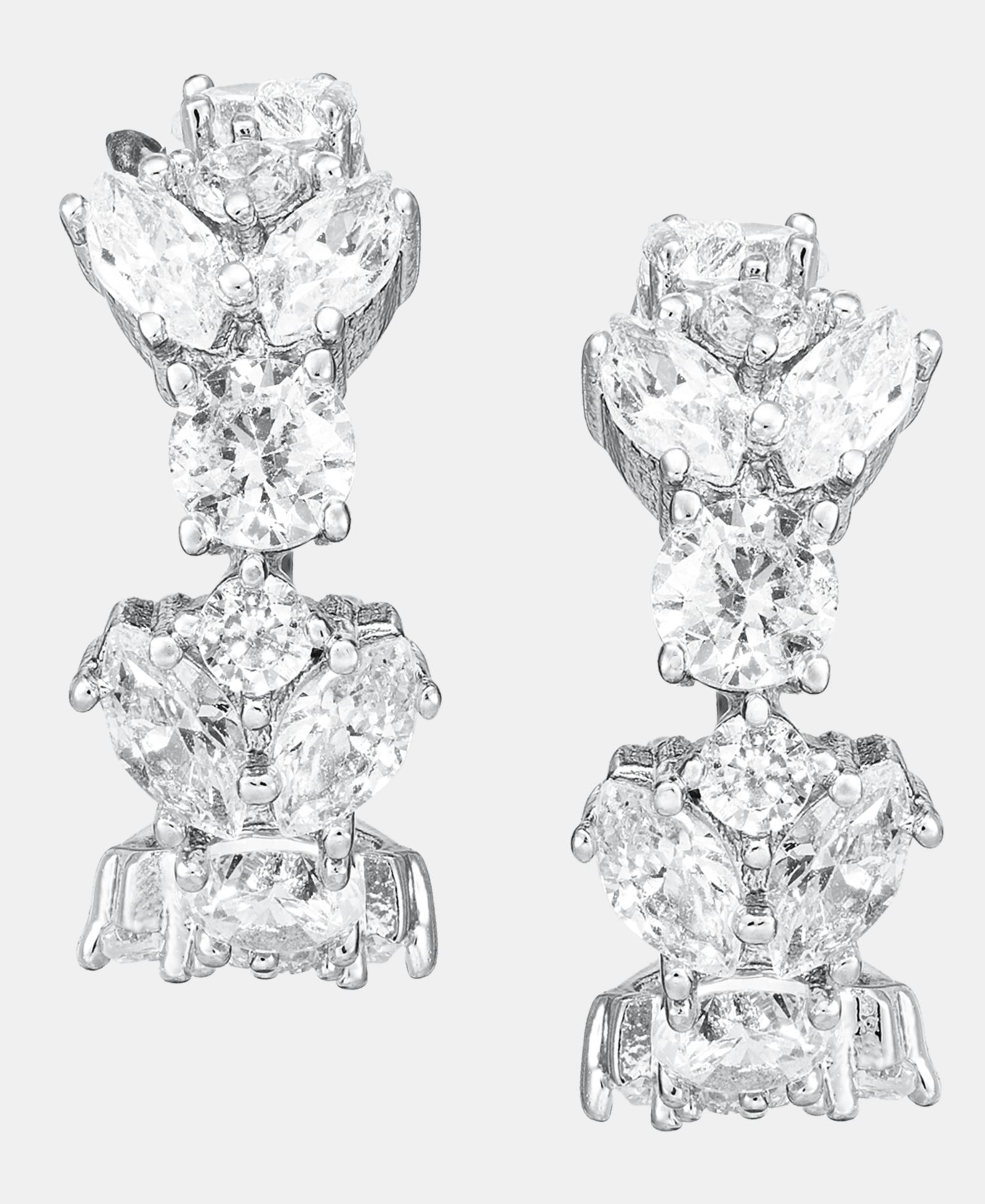 Серьги-кольца Givenchy Extra Small Cubic Zirconia Huggie, 0.36"