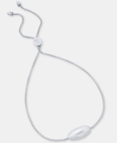 Lauren Ralph Lauren Gold-Tone Puffy Pear Slider Bracelet