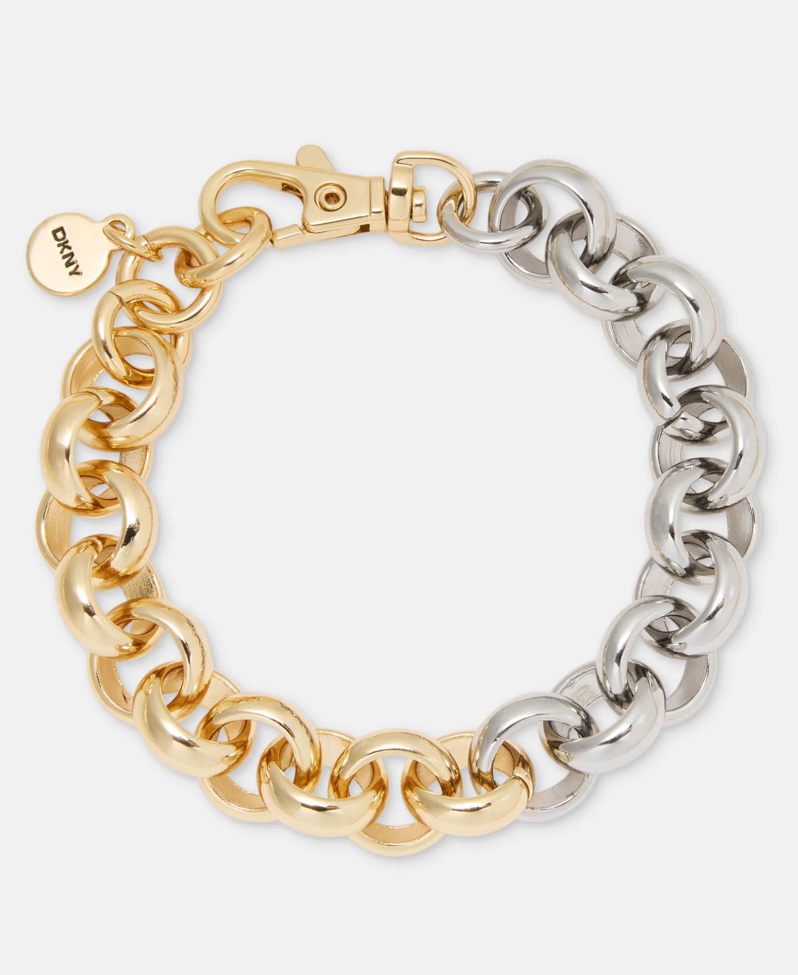DKNY Round Chain Link Bracelet