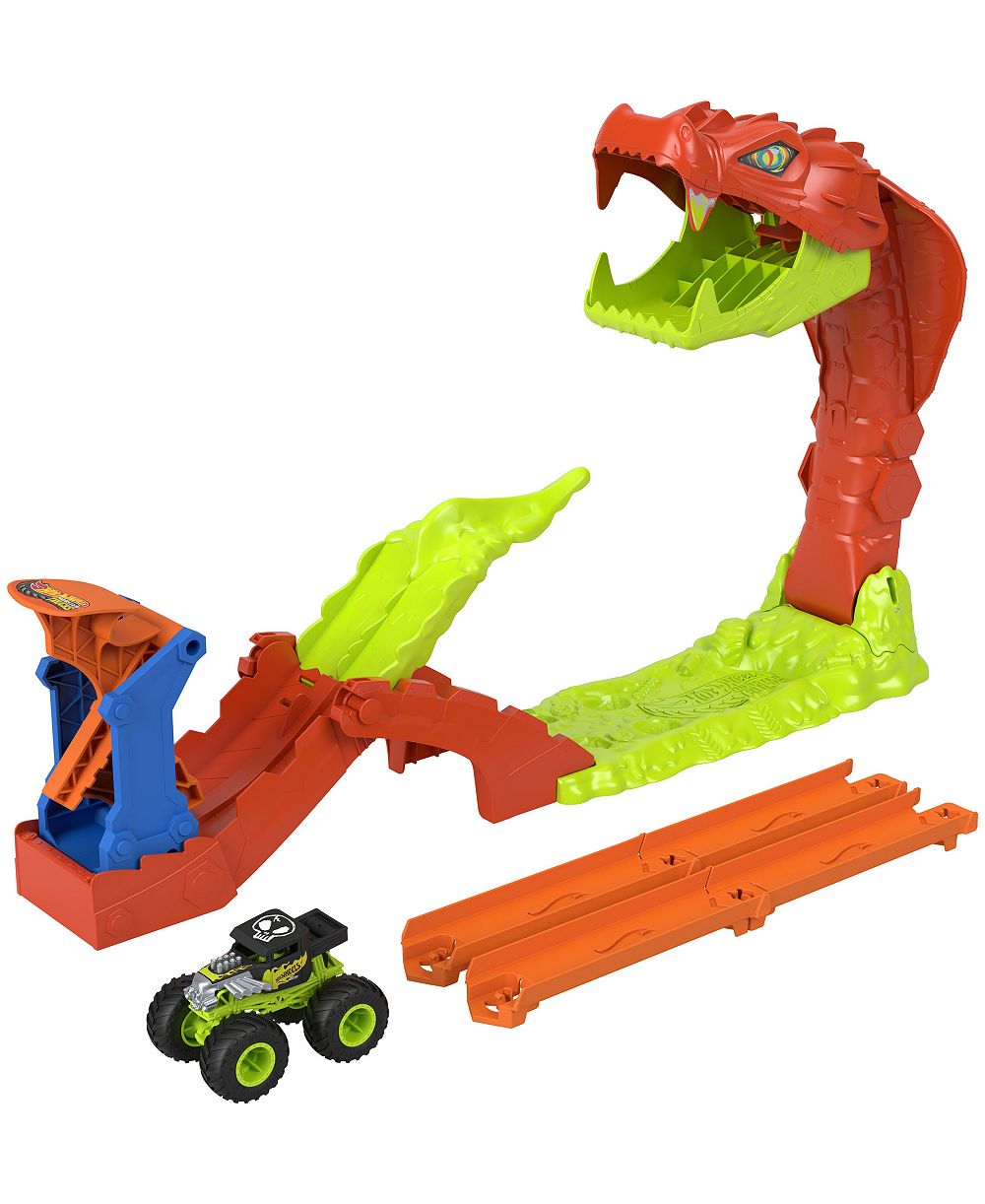 Hot Wheels Monster Trucks Snake Slam Takedown игровой набор