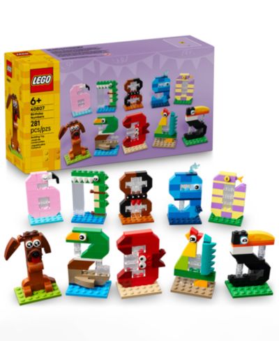 LEGO® Birthday Numbers Party Decor 40807 281-Piece Building Set, Ages 6+