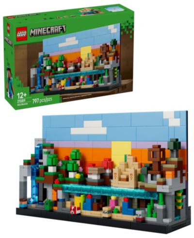 LEGO® Minecraft Mini Biomes Building Toy 21589, 797 Pieces