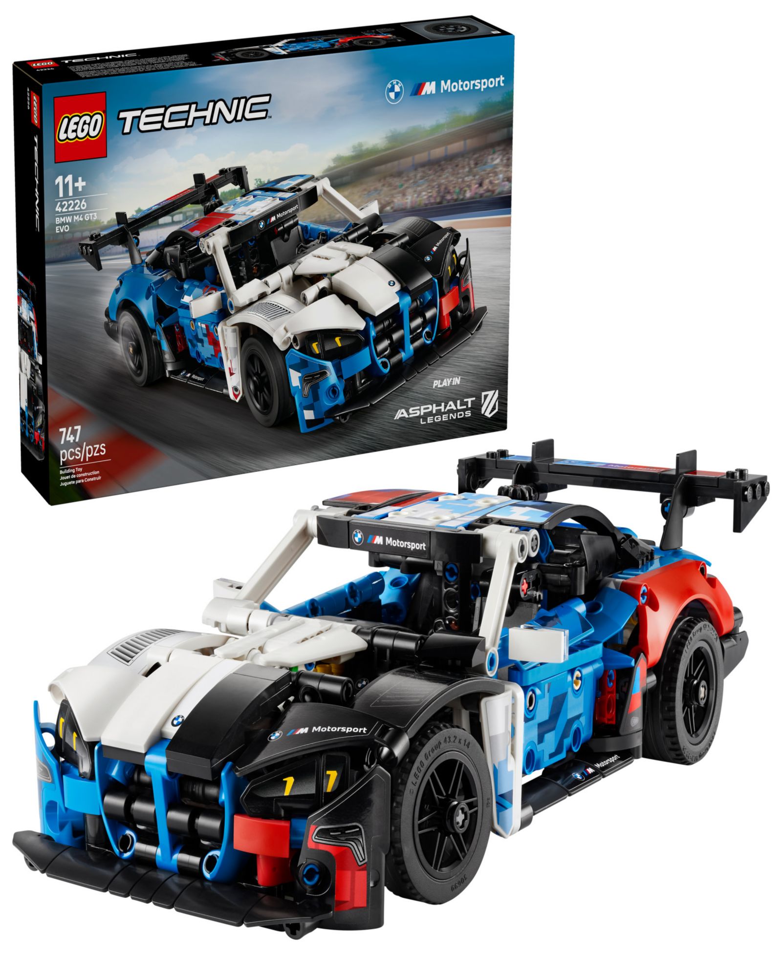 LEGO® Technic BMW M4 GT3 EVO Race Car Building Set, 42226