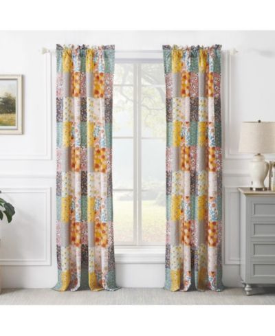 Комплект из 2 штор Barefoot Bungalow Carlie Curtain Panel 50x84" и 3x24"