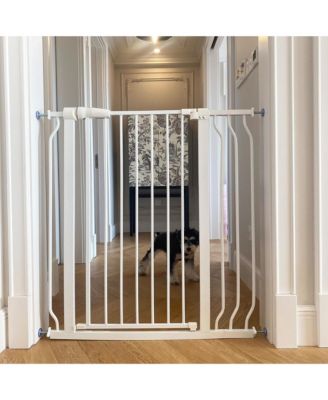 BalanceFrom Fitness BalanceFrom Walk Thru Safety Gate, Fits 29.1-38.5" Openings, 36" Tall, White