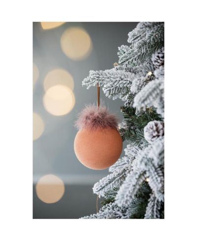 Streamdale Furniture 4.7" Glass Christmas Ball Ornaments Decorative Hanging Tree Ornaments Set of 4