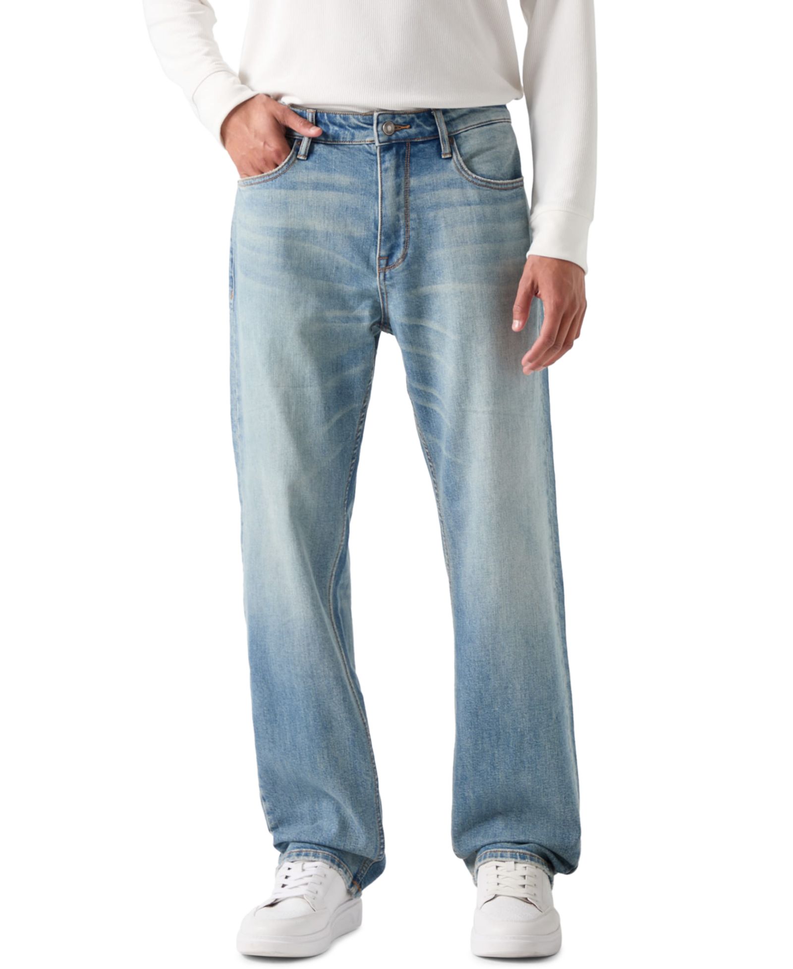 GUESS Men's Mason Straight Leg Jeans