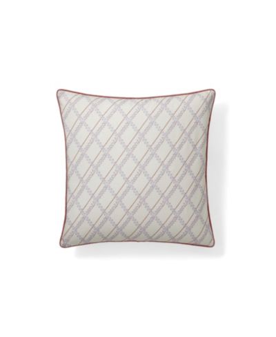 Lauren Ralph Lauren Madeline Contrast-Piped Decorative Pillow, 18" x 18"