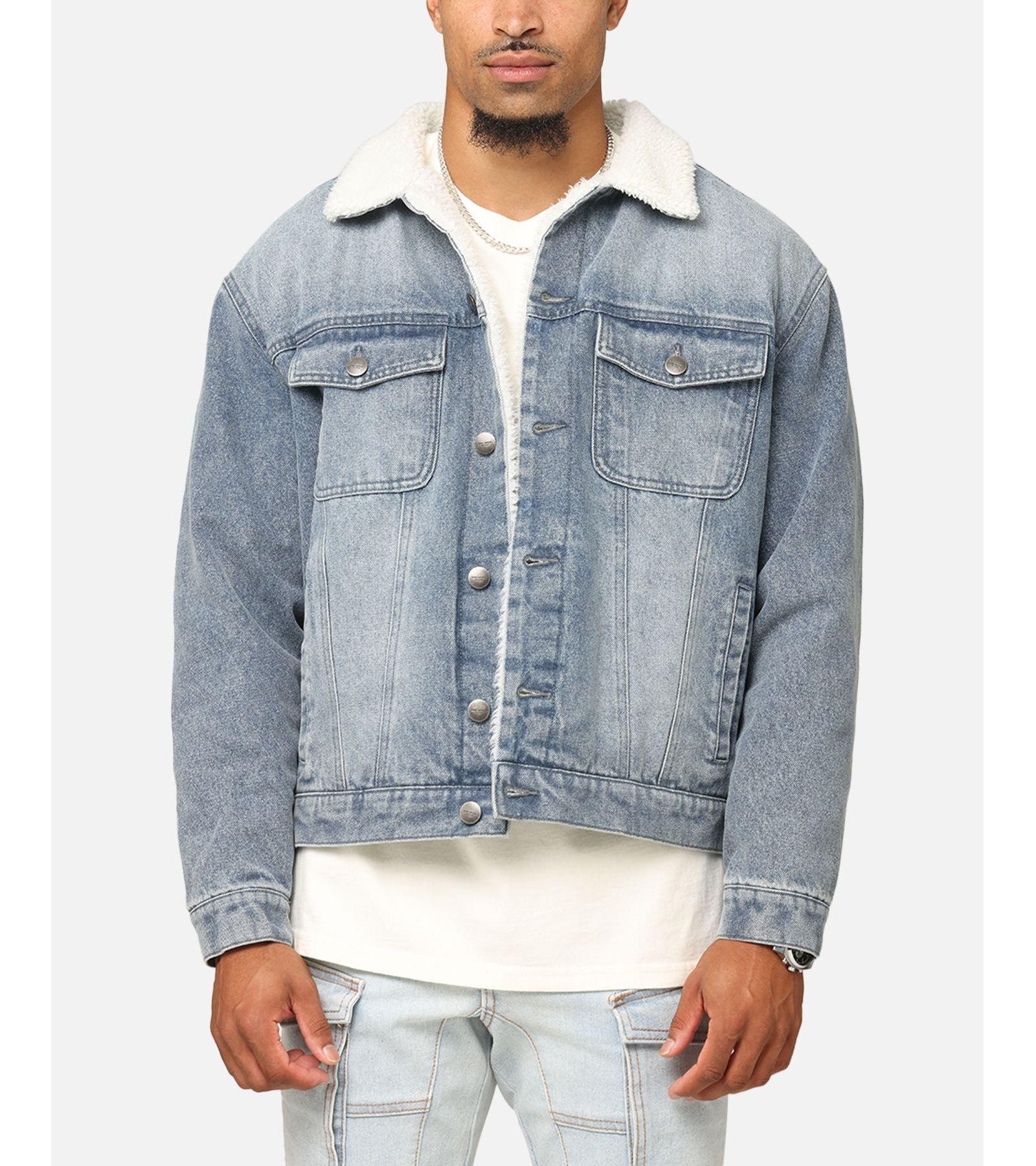 Джинсовая куртка SAINT MORTA Big & Tall Sherpa Boxy
